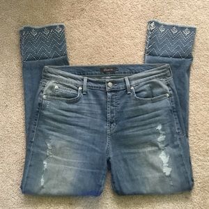 Level 99 Embroidered Jeans